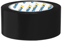 Канцеларски продукт Office 1 Тиксо, опаковъчно, 48 mm x 66 m, черно
