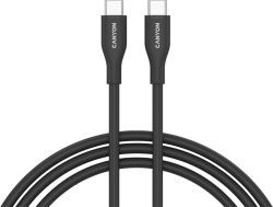 Кабел/адаптер CANYON cable CC60SC10 C-C 60W, 1 м, Черен