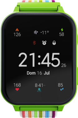 Смарт часовник CANYON kids watch Alfie KW-37 MP3 Study, Зелен