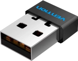 Мрежова карта/адаптер Vention безжичен адаптер WiFi USB adapter, Black - KDRB0