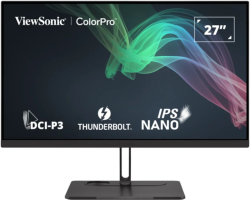 Монитор ViewSonic VP2776T-4K, 27'', IPS panel, 4K UHD 3840x2160, AG, 400cd/m2
