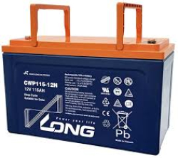 Тягов акумулатор Long CWP115-12N 12V 115Ah, Оловно-Карбонов, 338x170x212 мм