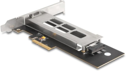 Кутия/Чекмедже за HDD Вътрешна тава Delock, PCI Express Card за 1 x M.2 NVMe SSD - Low Profile Form Factor