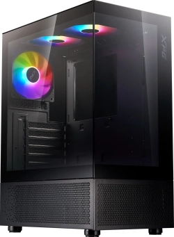Кутия AData XPG Invader X MINI MT, ATX/mATX/Mini-ITX, 1x USB 3.2 Type-C, 2x USB 3.2 Type-A, 5x 120 мм. ARGB вентилатора,