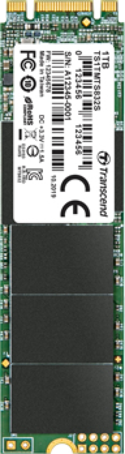 Transcend 1TB, Single Side, M.2 2280 SSD, SATA B+M Key, TLC