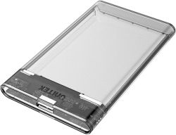 Кутия/Чекмедже за HDD Unitek Storage Case - DiskGuard Limpid R - 2.5 inch USB 3.0 transparent - S1103A