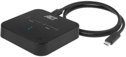 Двойна SSD докинг станция, ACT M.2 NVMe-PCIe за клониране, USB-C 3.2 Gen2