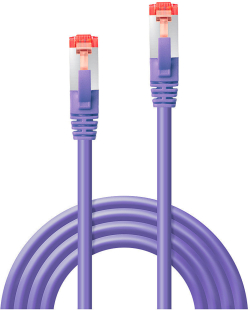 LINDY LNY-47823 :: SFTP patch кабел, Cat. 6, меден, лилав, 1.5 м