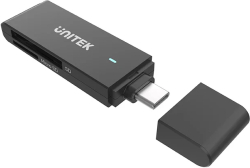 Картов четец Unitek четец за карти Card Reader USB-C - Y-9328