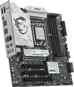 Дънна платка MSI PRO B860M GAMING PLUS WIFI, mATX, LGA 1851, 4x DDR5 Dual Channel