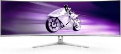 Монитор Philips 49M2C8900L, 48.9" QD-OLED Curved 1800R, 5120x1440 144Hz, 0.03 GtG, 1000cd m-2, 2xHDMI, DP, USB hub