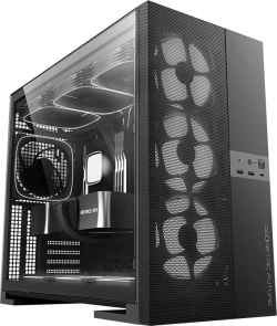 Geometric Future кутия Case EATX - Model 5 Vent Black - 5 x 140 mm aRGB fans included