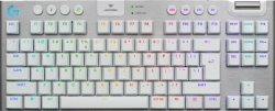 Клавиатура Геймърска Logitech G915 X LIGHTSPEED TKL Low-Profile Wireless Gaming Keyboard, Бяла