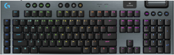Клавиатура Геймърска Logitech G915 X LIGHTSPEED Low-Profile Wireless Gaming Keyboard, Черна