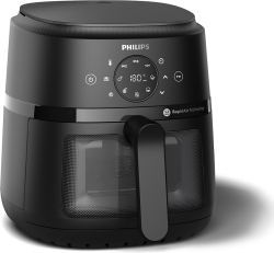 PHILIPS Airfryer серия 2000 - 220 - 4.2 литров тиган, сензорен екран с 9 функции, 240 V, 50 - 60 Hz, Технология Rapid Air; NA220/00
