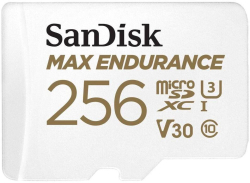 SANDISK MAX Endurance, SD Адаптер, micro SDXC UHD, V30, 256GB, Class 10