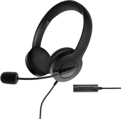 Слушалки Energy Office Wireless Headset 3 3.5 mm и USB. Черни