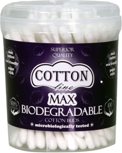 Продукт Клечки за уши Cotton, биоразградими, 100 броя