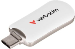 USB флаш памет Verbatim Plectra USB-C Flash Drive White 128GB