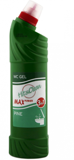 Почистващ продукт Hit&Clean Препарат за почистване на тоалетни WC Gel, 3 в 1, бор, 0.75 L