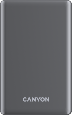 Принадлежност за смартфон CANYON power bank OnPower 505 slim Magnetic 5000 mAh PD20W Dark Grey