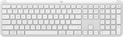 Клавиатура LOGITECH SIGNATURE SLIM WIRELESS KEYBOARD K950 - OFF WHITE - US INT'L - 2.4GHZ-BT - INTNL-973, Бяла