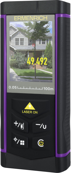 Инструмент/Тестер Лазерен измерител Ermenrich PRO LR100, с камера