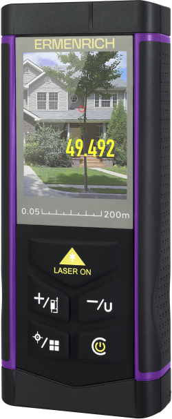 Инструмент/Тестер Лазерен измерител Ermenrich PRO LR200, с камера