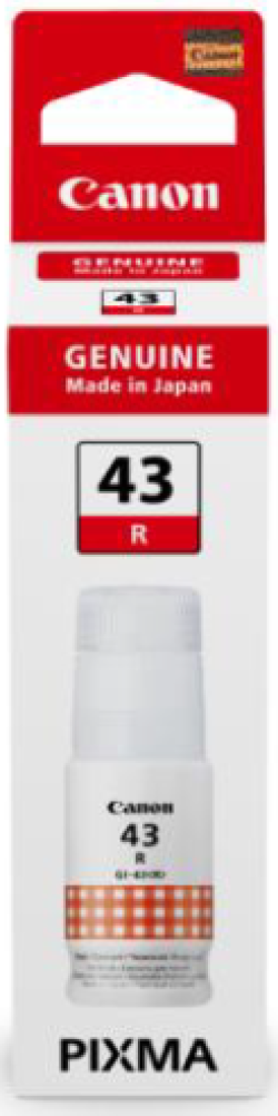 БУТИЛКА МАСТИЛО ЗА CANON PIXMA G540/G640 - /43/ - GI-43R (GI43R) - Ink Bottle - Red - PN 4716C001