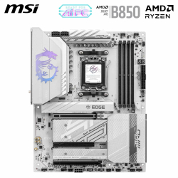 Дънна платка MSI MPG B850 EDGE TI WIFI - AM5 сокет, 4 x DDR5 слота, До 256 GB, ATX