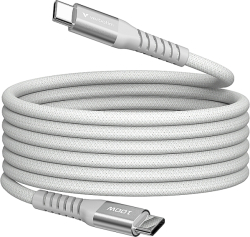 Кабел/адаптер Verbatim Sync & Charge USB-C to USB-C 100W Magnetic 120 cm - Grey