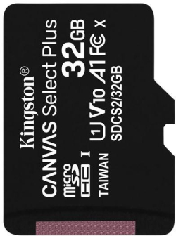 Kingston Canvas Select Plus, 32GB, microSDHC, Class 10 UHS-I, Bulk
