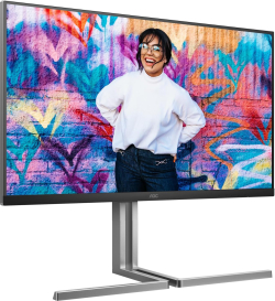 Монитор AOC U32U3CV, 31.5" Nano IPS WLED, 3840x2160@60Hz, 4ms GtG, 400cd m-2