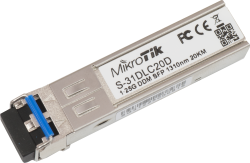 SFP Модул Mikrotik S-31DLC20D, 1.25G, 20km