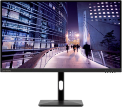 Монитор LENOVO N27p - 27" UHD, 3840 x 2160, IPS дисплей, 4 ms., антирефлексно покритие 16:9, 400 cd/m², Гарваново черно