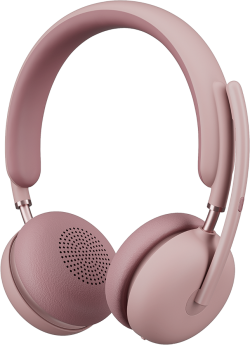 Слушалки LOGITECH HEADSET - Logitech Zone Wireless 2 UC - ROSE, TEAMS - 2.4GHZ-BT - NO STAND