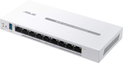 Рутер/Маршрутизатор Asus Business Gigabit PoE+ VPN Wired Router, ExpertWiFi EBG19P, 8 PoE+ ports, 123W, 1 gigabit WAN+2 gigabit WAN-LAN