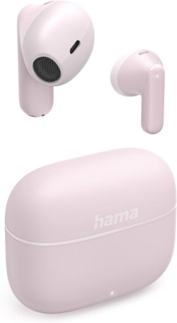 Hama Блутут слушалки Freedom Light II, Bluetooth, TWS, розов