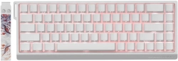 Клавиатура Геймърска Professional Gaming Mechanical Keyboard MAD 68 HE RGB - 1K, Magnetic Amber Pro Switches бяла