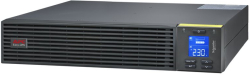 Непрекъсваемо захранване (UPS) APC SRV1KRIRK-E, on-line, 1000 VA / 900 W, 1-фазен, rack 2U, 3×IEC C13, USB, сериен порт, LCD, черен