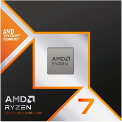 Процесор AMD RYZEN 7 9800X3D, AM5, 8-ядрен, 16-нишков, 2 х DDR5, 192 GB, 5.2 GHz