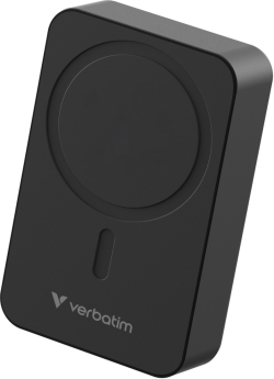 Външна батерия Verbatim Charge 'n' Go Essentials Power Bank Magnetic Wireless 20000mAh Black