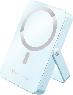 Външна батерия Verbatim Charge 'n' Go Power Bank with Stand Magnetic Wireless 10000mAh Blue