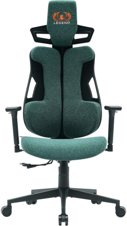 Геймърски стол RFG First Legend, текстил, Slide механизъм, полипропиленова основа, до 150 kg, тюркоаз