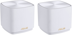 Безжични WiFi Mesh системa Asus Mesh WiFi, ZenWiFi XD5 2PK, AX3000, Dual-Band, coverage up to 360m2, Quad-Core 1.7GHz CPU, 128MB/512MB Flash/RAM, Gigabit