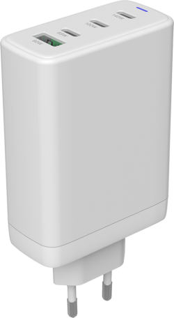 Принадлежност за смартфон CANYON charger CU140ACC GaN 150W 3xPD 1xQC EU, Бял