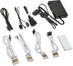 USB Хъб Lian Li UNI HUB SL-NF Controller, L-Connect 3 - White на най-ниска цени