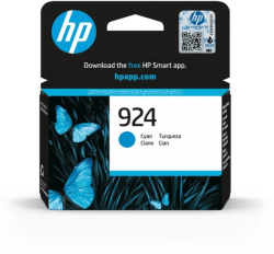 Касета с мастило HP 924 Cyan Original Ink Cartridge