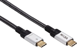 Кабел/адаптер VCom кабел USB4.0 USB-C-USB-C 40Gbps, 240W - CU560-1.2m