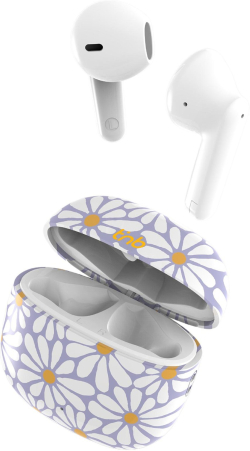 Слушалки TNB Exclusive Flower, безжични, с Bluetooth, със зареждащ кейс